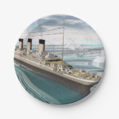 Titanic ship - 3D rendering Papieren Bordje (Voorkant)