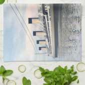 Titanic ship - 3D rendering Theedoek (Gevouwen)