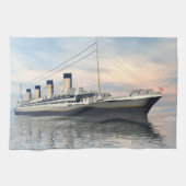 Titanic ship - 3D rendering Theedoek (Horizontaal)