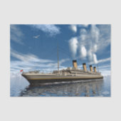Titanic ship - 3D rendering Tissuepapier (Voorkant)