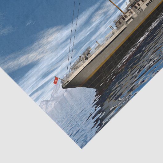 Titanic ship - 3D rendering Tissuepapier (Detail)