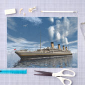Titanic ship - 3D rendering Tissuepapier (Craft)