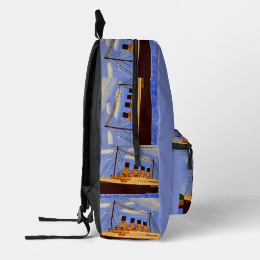 Titanic Ship backpack  Bedrukte Rugzak (Links)