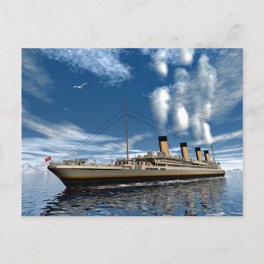 Titanic ship briefkaart (Voorkant)