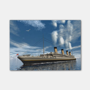 Titanic ship post-it® notes
