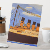 Titanic Ship  Reclamebord Met Voetstuk (Insitu)