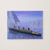 Titanic ship sinking - 3D rendering Legpuzzel (Horizontaal)