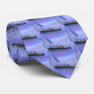 Titanic ship sinking - 3D rendering Stropdas