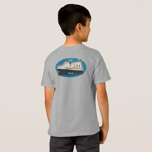 Titanic Ship T-shirt (Achterkant volledig)