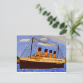 Titanic Ship wenskaart Briefkaart (Staand voorkant)