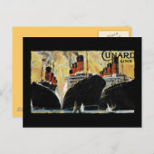 Titanic Ships in Port 1912 Briefkaart (Voorkant / Achterkant)