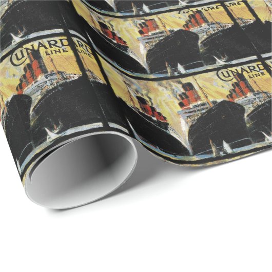 Titanic Ships in Port 1912 Cadeaupapier (Rol Hoek)