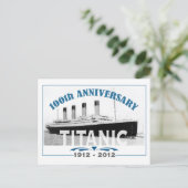 Titanic Sinking 100 Year Jubileum Briefkaart (Staand voorkant)