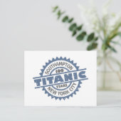 Titanic Sinking 100 Year Jubileum Briefkaart (Staand voorkant)