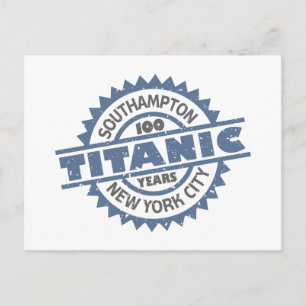 Titanic Sinking 100 Year Jubileum Briefkaart