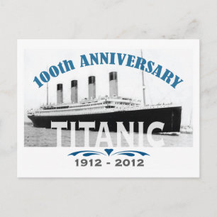 Titanic Sinking 100 Year Jubileum Briefkaart