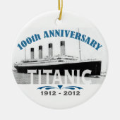 Titanic Sinking 100 Year Jubileum Keramisch Ornament (Voorkant)