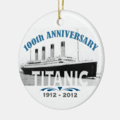 Titanic Sinking 100 Year Jubileum Keramisch Ornament (Links)