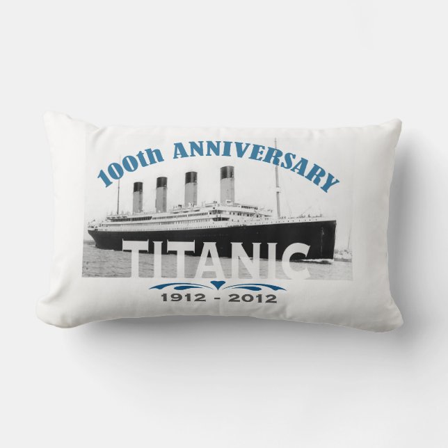 Titanic Sinking 100 Year Jubileum Kussen (Voorkant)