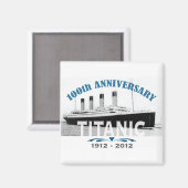 Titanic Sinking 100 Year Jubileum Magneet (Voorkant / Achterkant)