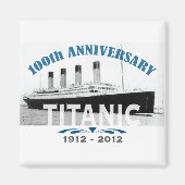 Titanic Sinking 100 Year Jubileum Magneet (Voorkant)