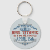Titanic Sinking 100 Year Jubileum Sleutelhanger (Voorkant)