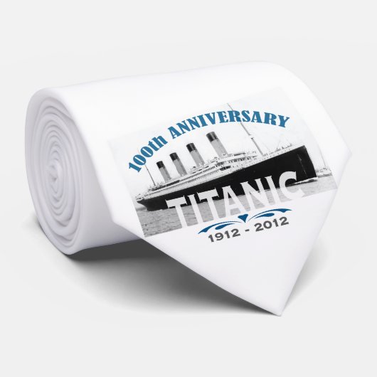 Titanic Sinking 100 Year Jubileum Stropdas (Opgerold)