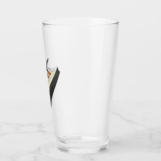 Titanic sinking glas (Links)