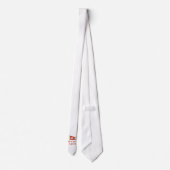 Titanic Sinking GPS Coordinates & White Star Flag Stropdas (Achterkant)