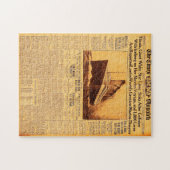 Titanic Sinks after Collision with Iceberg C1912 Legpuzzel (Horizontaal)