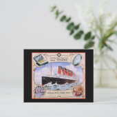 Titanic Soap Label Briefkaart (Staand voorkant)