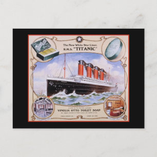 Titanic Soap Label Briefkaart