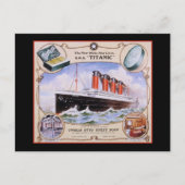 Titanic Soap Label Briefkaart (Voorkant)