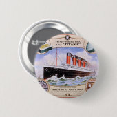 Titanic Soap Label Ronde Button 5,7 Cm (Voorkant /achterkant)