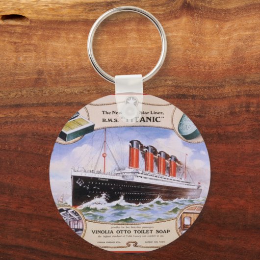 Titanic Soap Label Sleutelhanger (Voorkant)