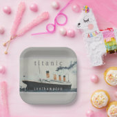 TITANIC Square Party Paper Borden Papieren Bordje (Feest)