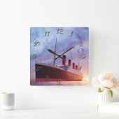Titanic Square Wall klok (Huis)