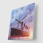 Titanic Square Wall klok (Hoek)