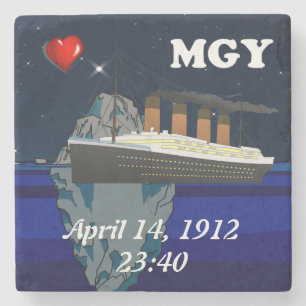 Titanic Stenen Onderzetter