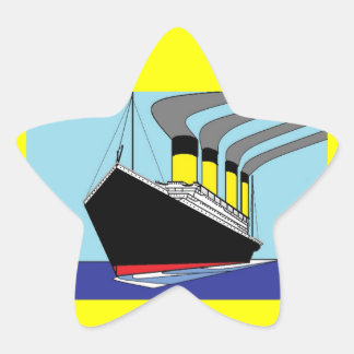 Titanic stersticker ster sticker