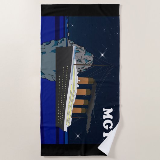 Titanic Strandlaken (Voorkant)