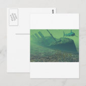 Titanic-sunk Briefkaart (Voorkant / Achterkant)