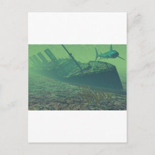 Titanic-sunk Briefkaart
