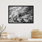 Titanic Survivors in Lifeboot 1912 Poster (Keuken)