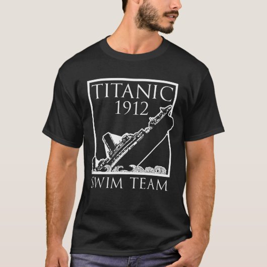 Titanic Swim Team 1912 T-shirt (Voorkant)