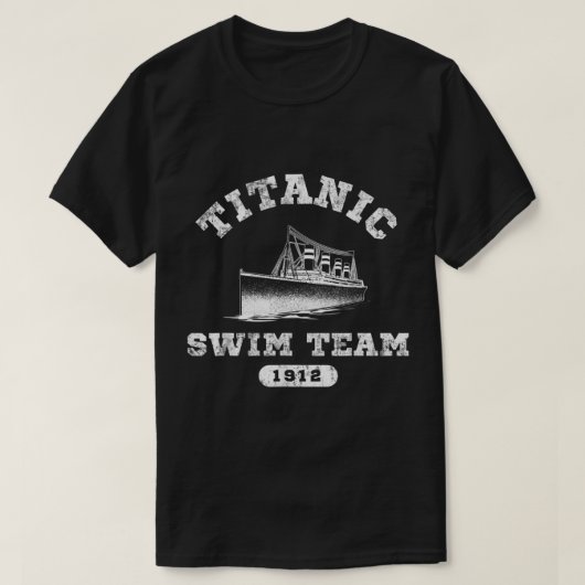 Titanic Swim Team 1912 Vintage Shirt (Design voorkant)