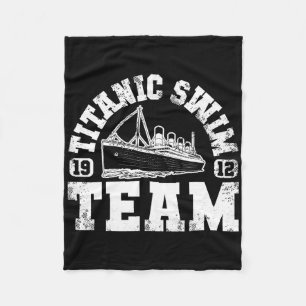 Titanic Swim Team - Grappig en tragisch zwemmen Fleece Deken