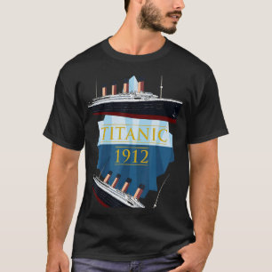 Titanic t-shirt jeugd cruiseschip 1912 uniek ho
