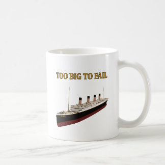 Titanic te groot om te falen koffiemok