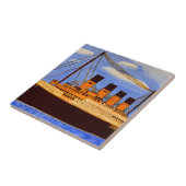 Titanic  tegeltje (Zijkant)